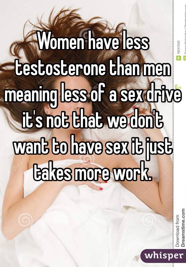 best of Sexual desire than men less Female