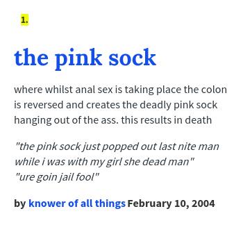 Handyman reccomend Anal pink sock pics