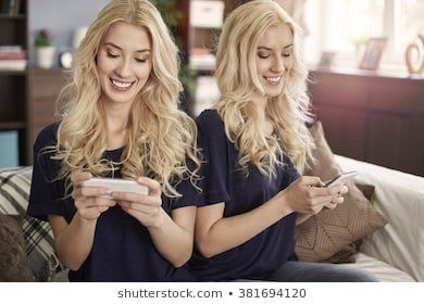 Blonde twins lesbian