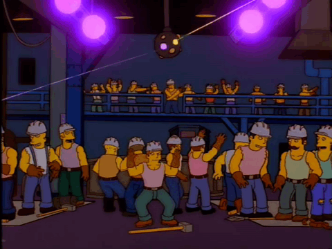 Gay steel mill from the simpsons