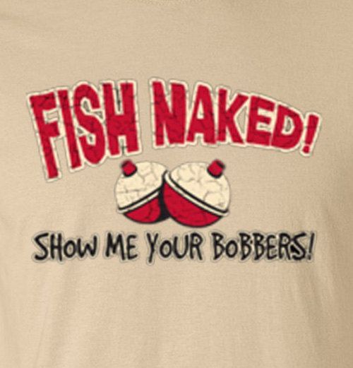 Men fish naked