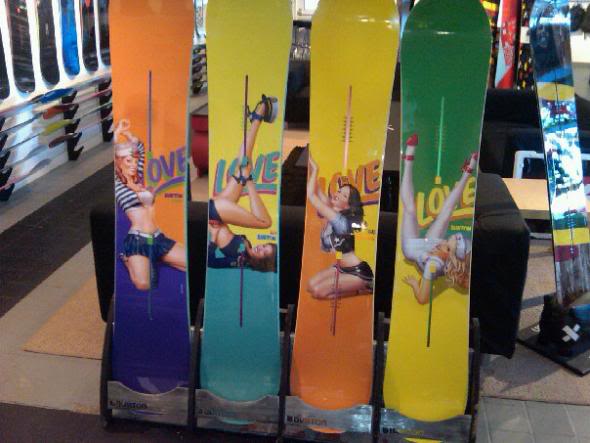 best of Naked Burton snow boards