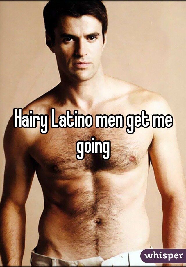 Hairy latino men