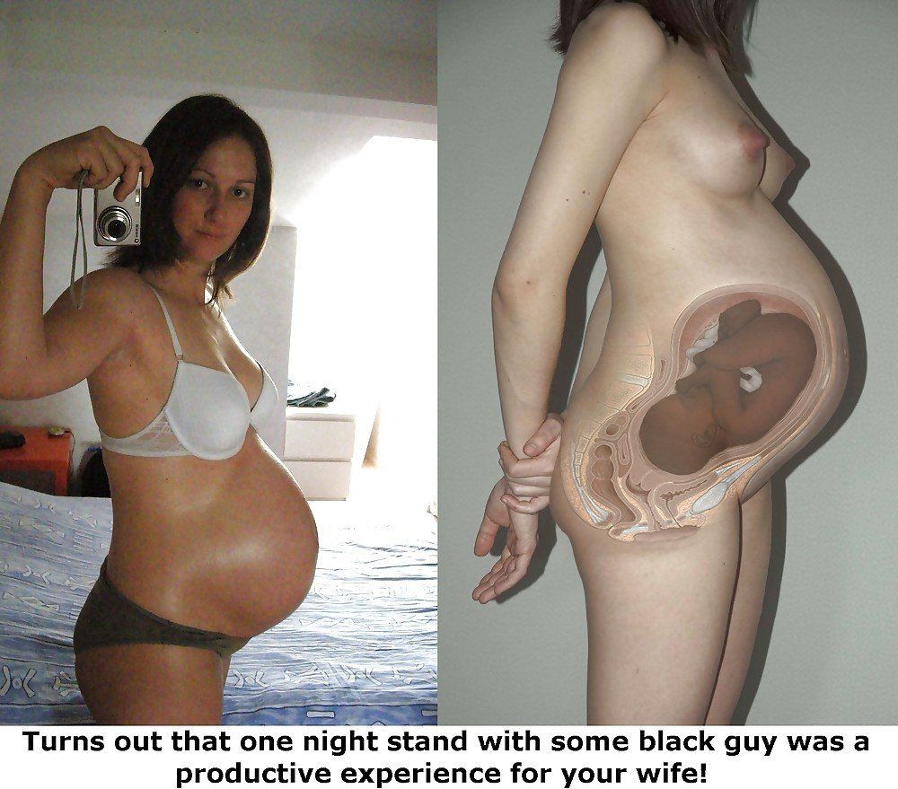 Interracial black bred slut image