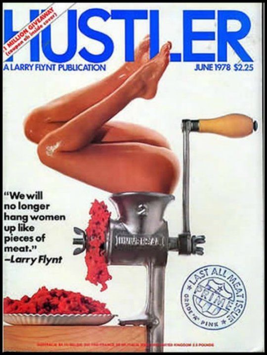 Hustler woman meat grinder