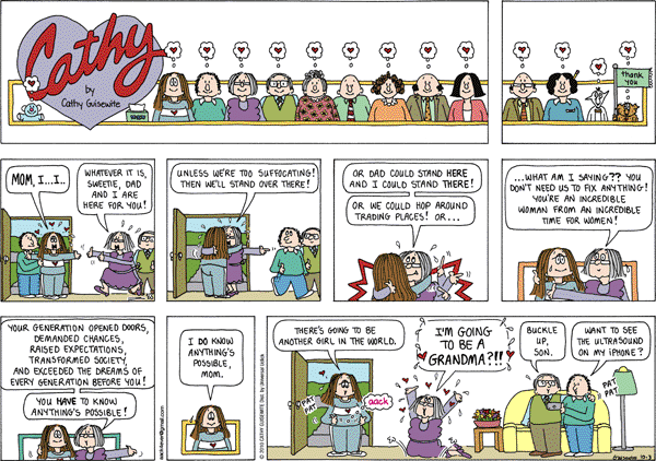 best of Comic strip finale Cathy