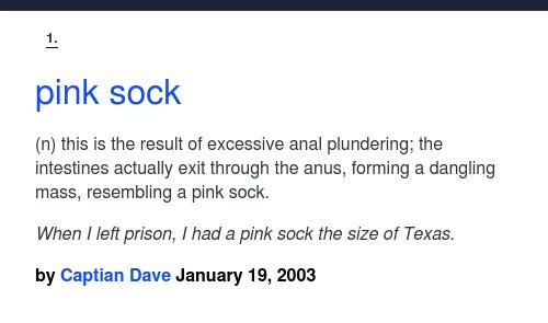 Juno reccomend Anal pink sock pics