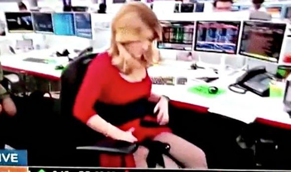 Black I. reccomend Sexy news anchor upskirt pictures