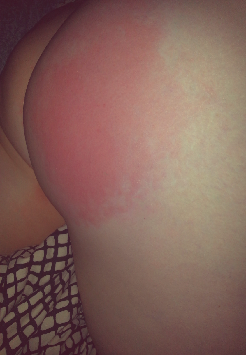 Wife spanking ass red wet learn photo