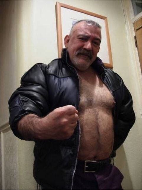 Pixy reccomend Gay man bear leather
