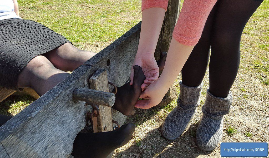 Longhorn reccomend Pillory pantyhose and tickling