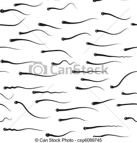 Strange sperm texture