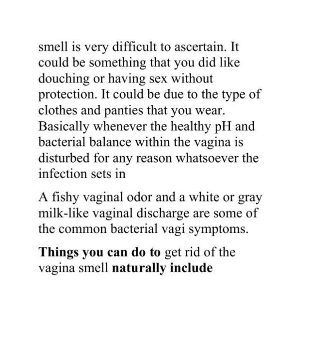 Fire S. reccomend Vaginal discharge smells like fish