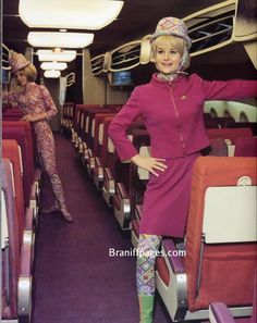 best of Stewardesses Braniff strip