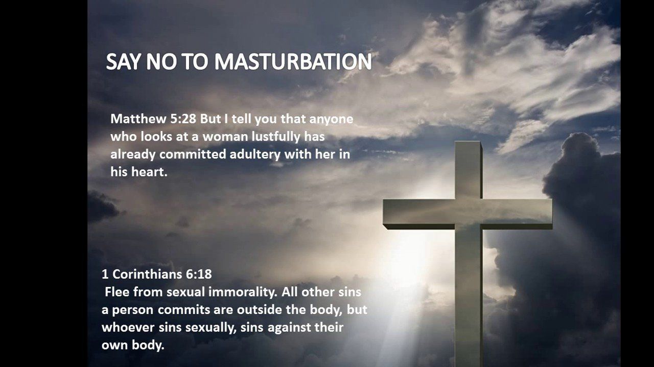 best of Sin masturbate Is it a to
