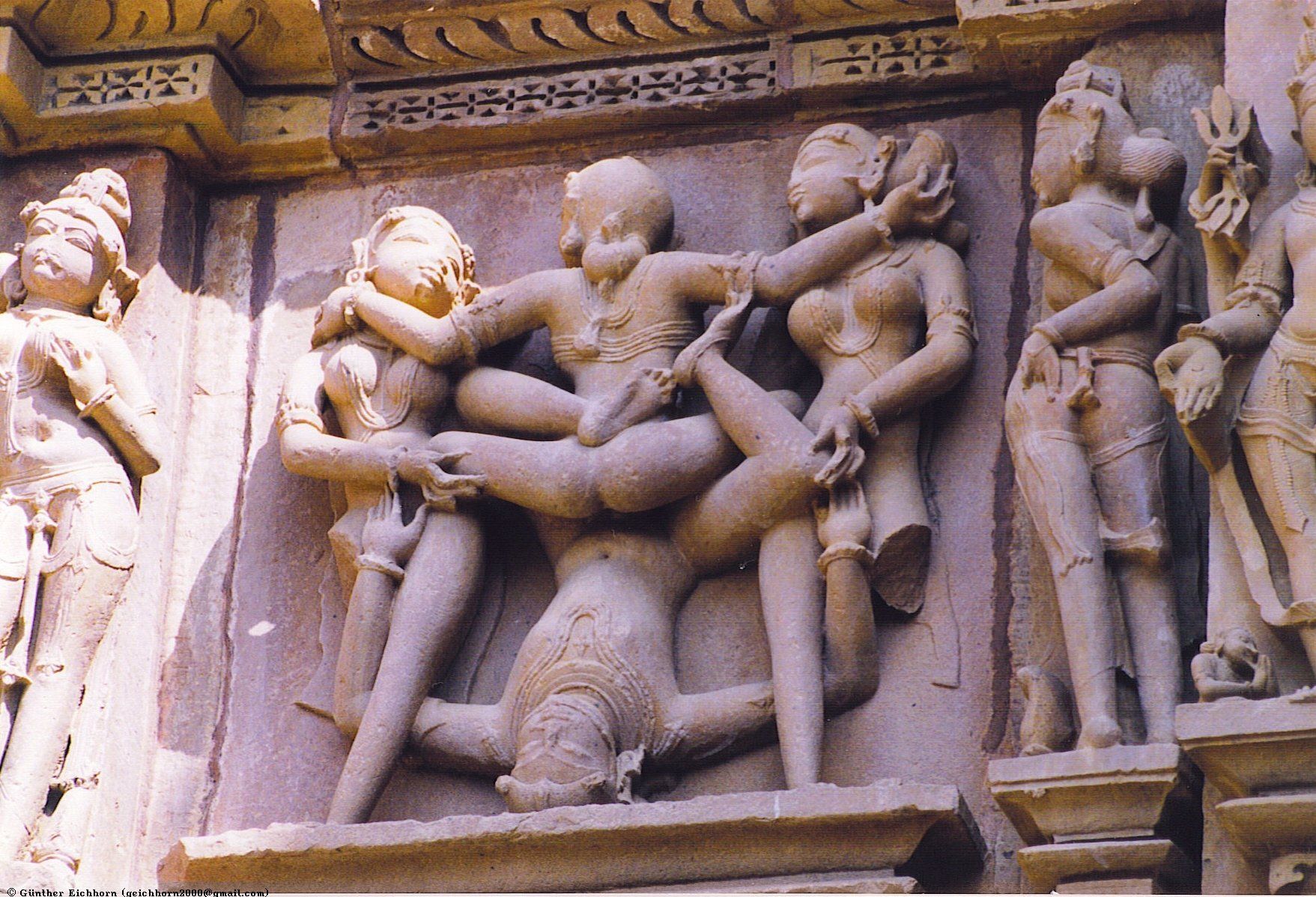 Erotic carving on temples
