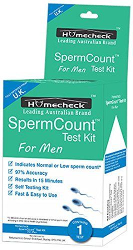 General reccomend Sperm count when to check