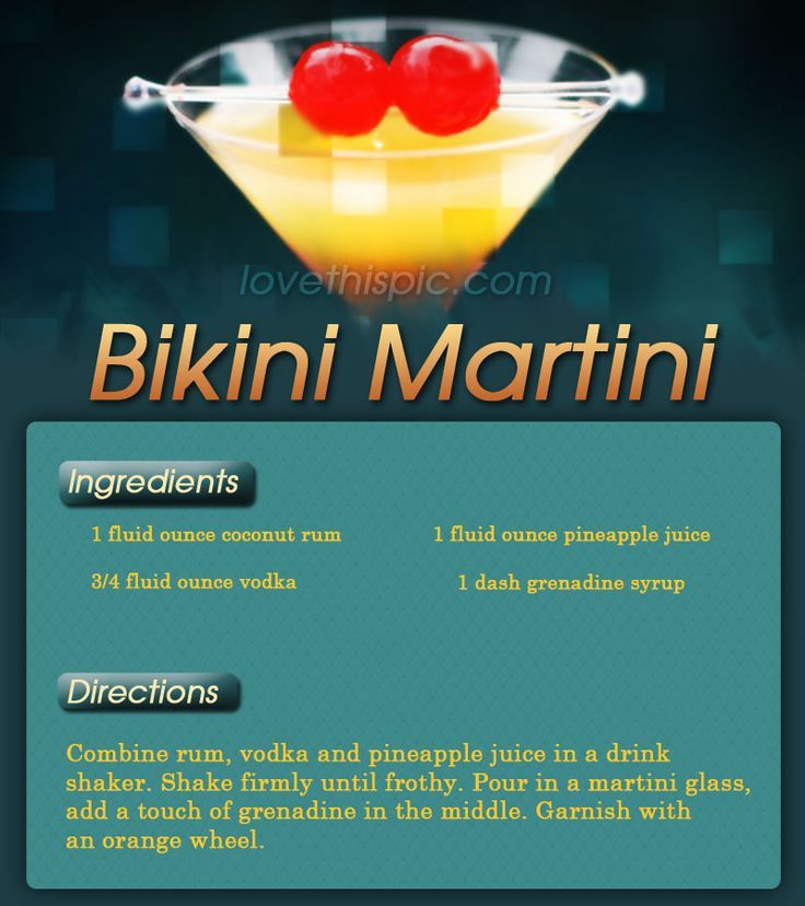 best of Martini recipe Bikini