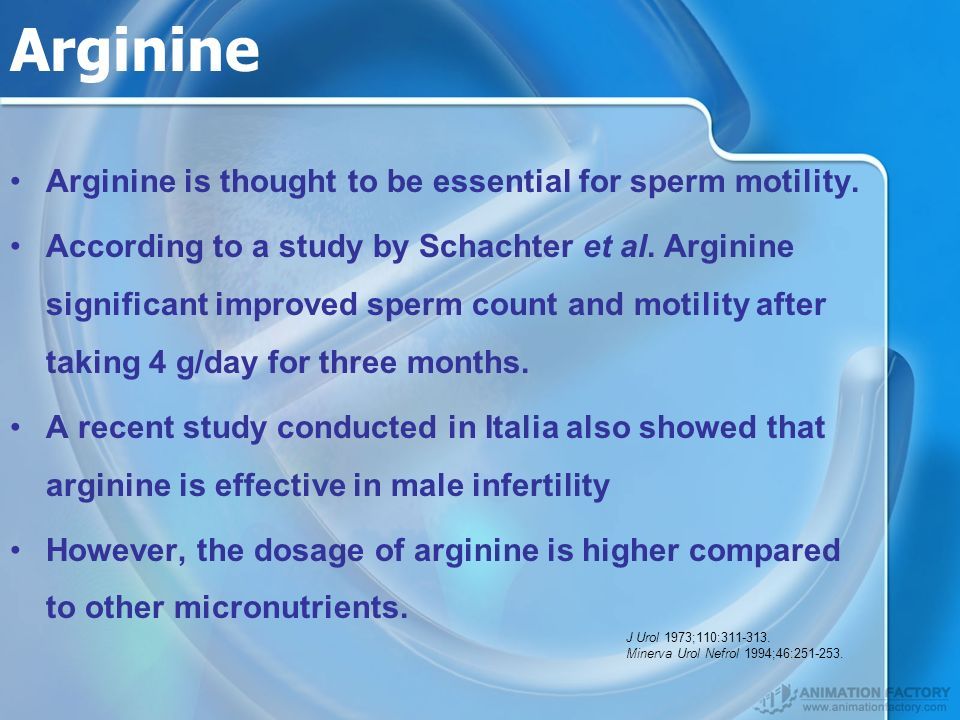 best of Count Arginine sperm