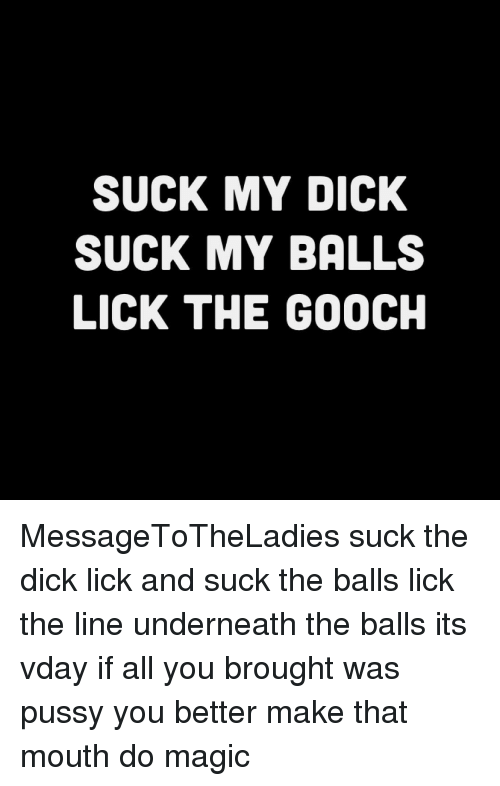 Lick and suck ball