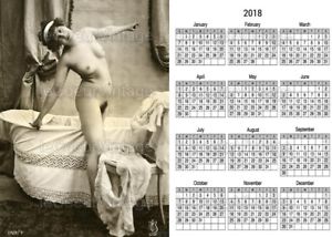 2018 french calendars nude