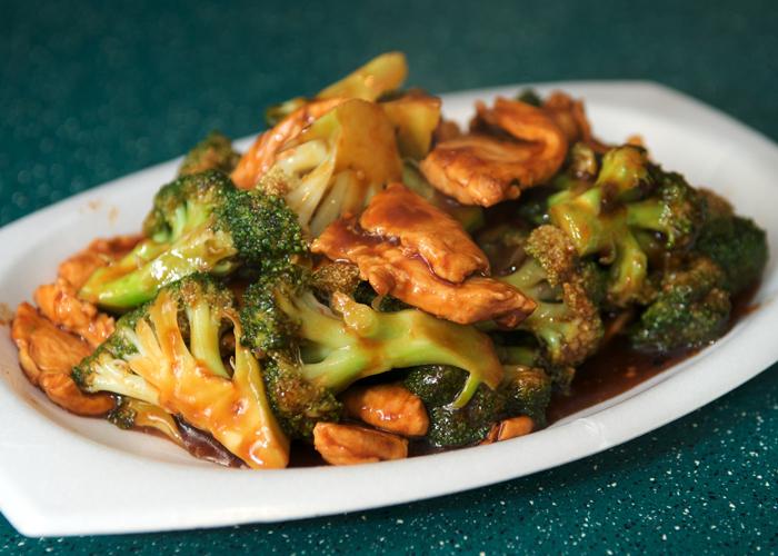 Willow reccomend Asian chicken and brocolli
