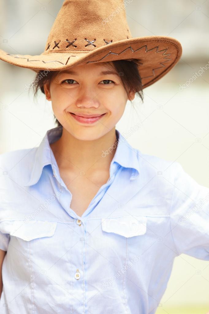Cattail reccomend Asian girl cowboy hat