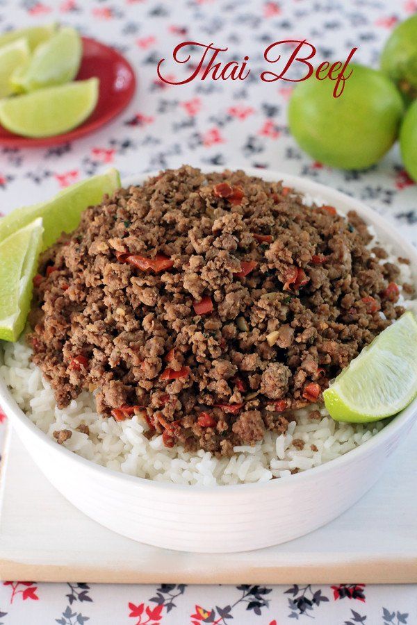 Diesel reccomend Asian ground beef and rice
