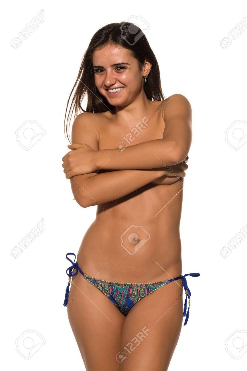 Bikini picture topless