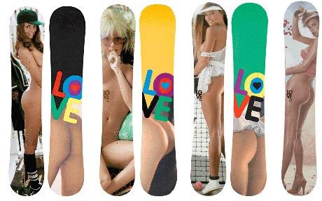 best of Naked Burton snow boards