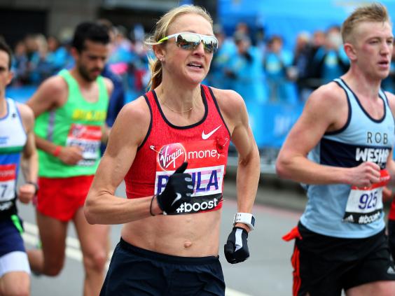 Paula ratcliff london marathon peeing
