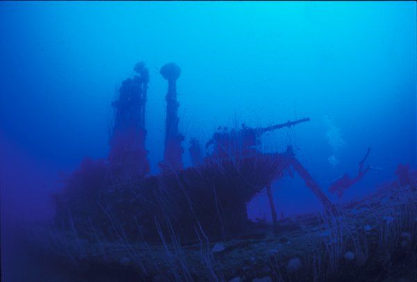 Bikini atoll shipwrecks