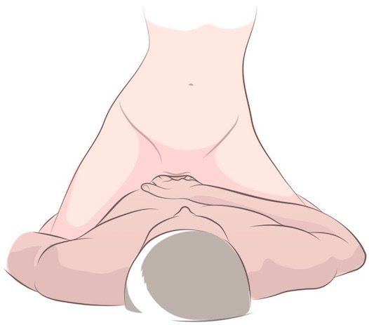 Clitoris stimulation position