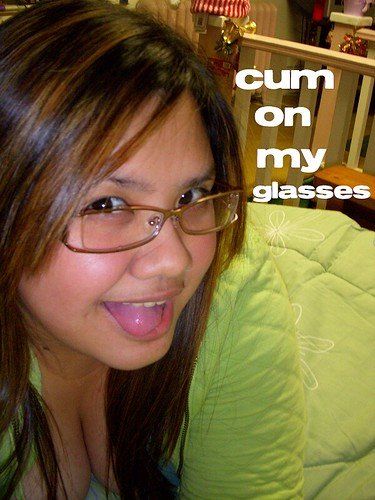 Fuck me and cum on my glasses