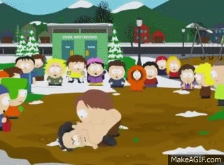Cartman fighta a midget