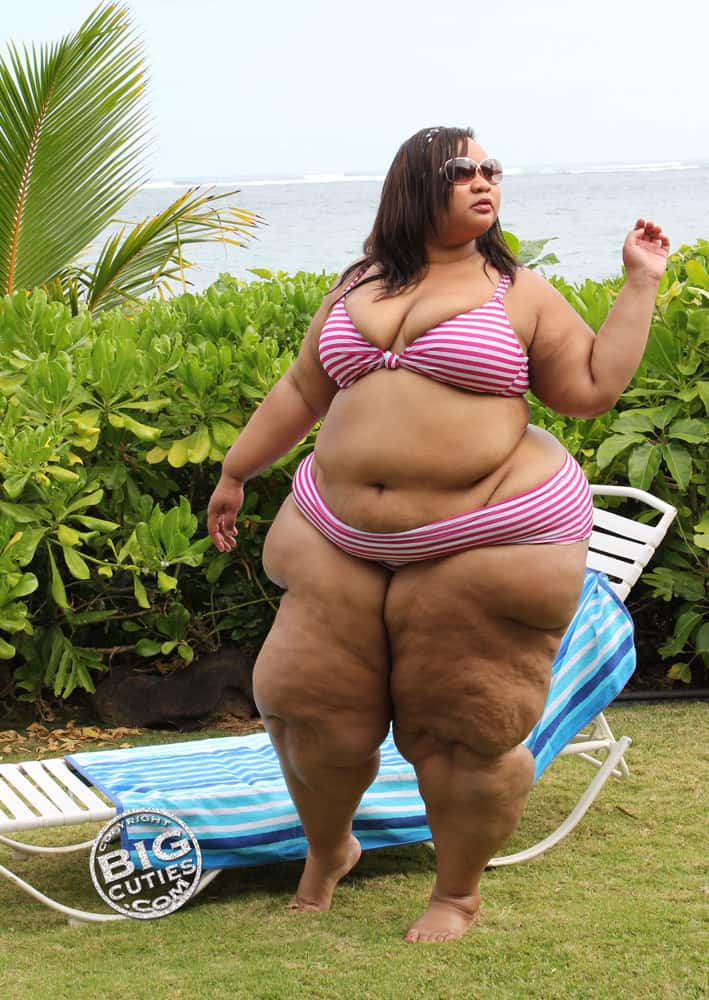Fattest girl in a bikini