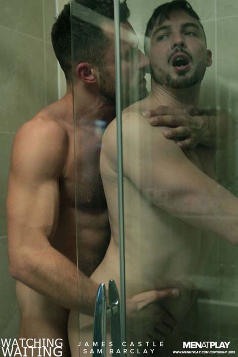 Gay men fucking in the shower