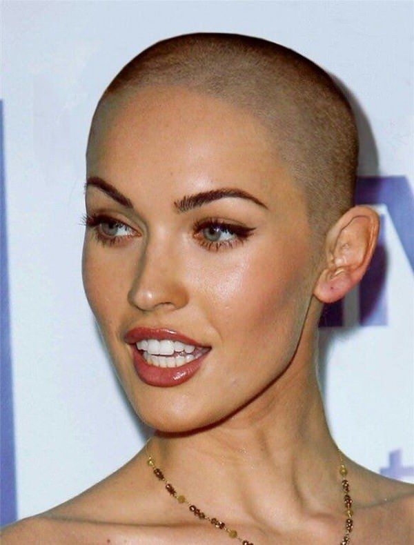 Girls with shaved hair
