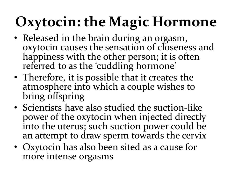 best of Orgasm Hormone for