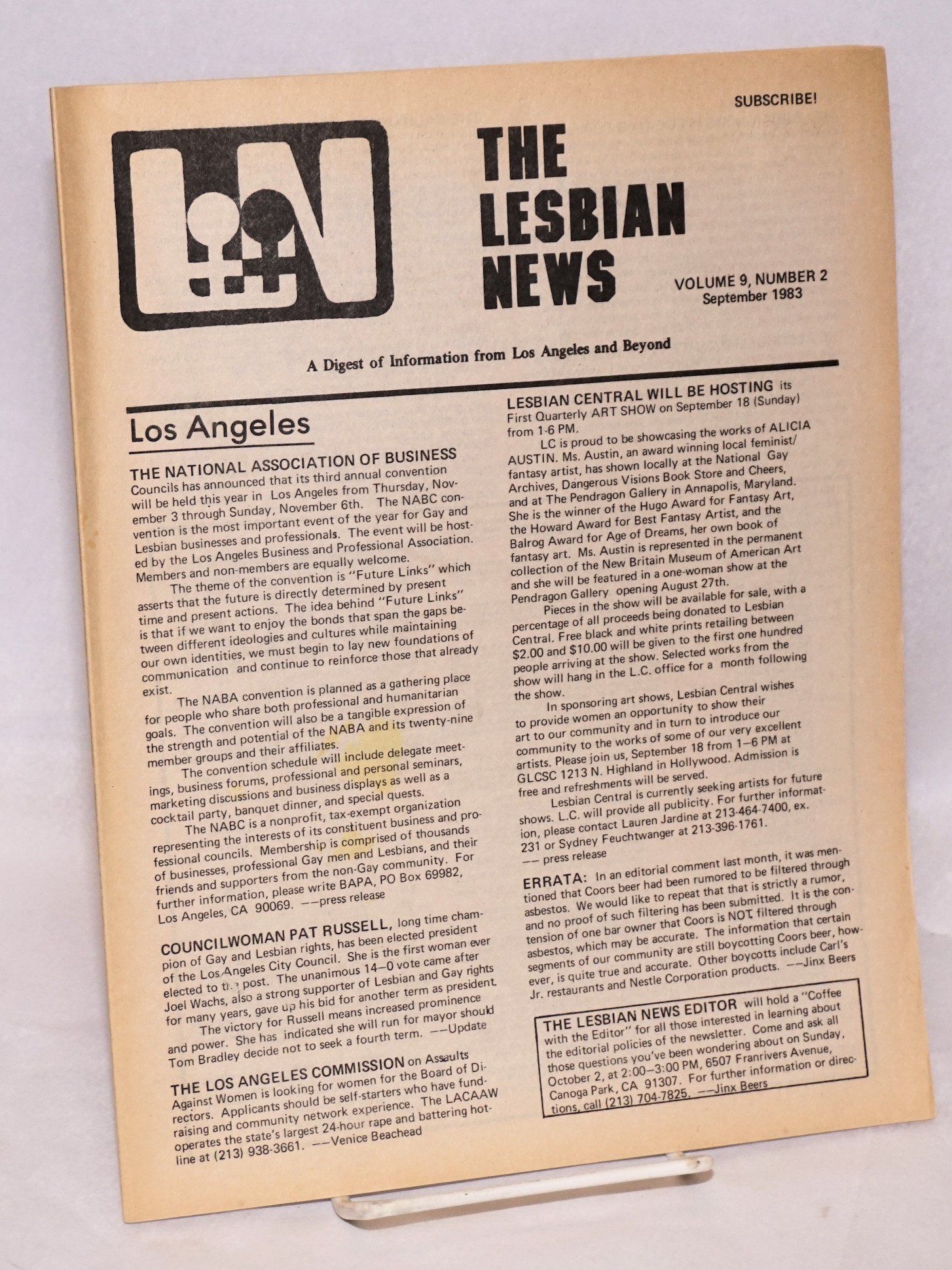 Pistol reccomend Lesbian news los angeles