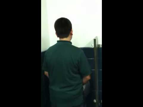 Fiddle reccomend Men peeing into urinals
