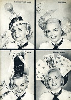 Boomerang reccomend Retro hat styles with facial nets