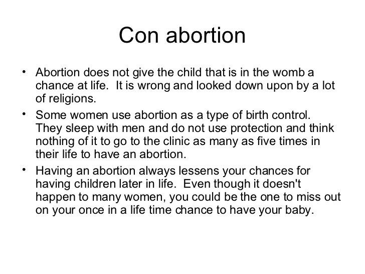 Teen abortions facts