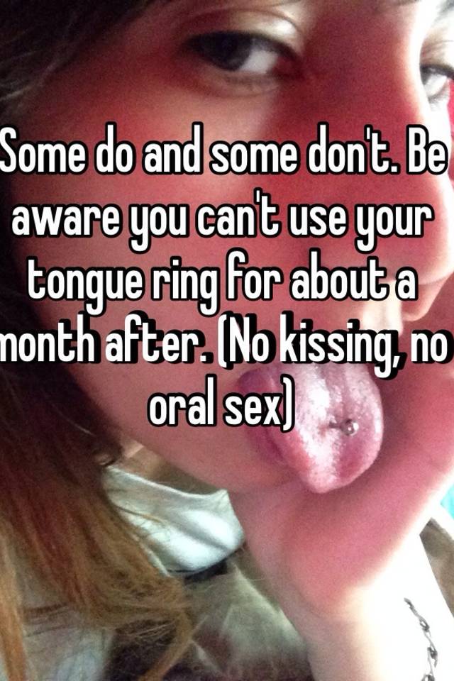Doppler reccomend Tongue ring oral sex